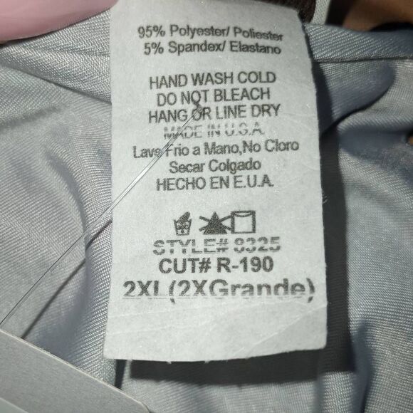 SPIN U.S.A GEOMETRIC MULTICOLOR BLOUSE SZ.2X NWT - Picture 5 of 6